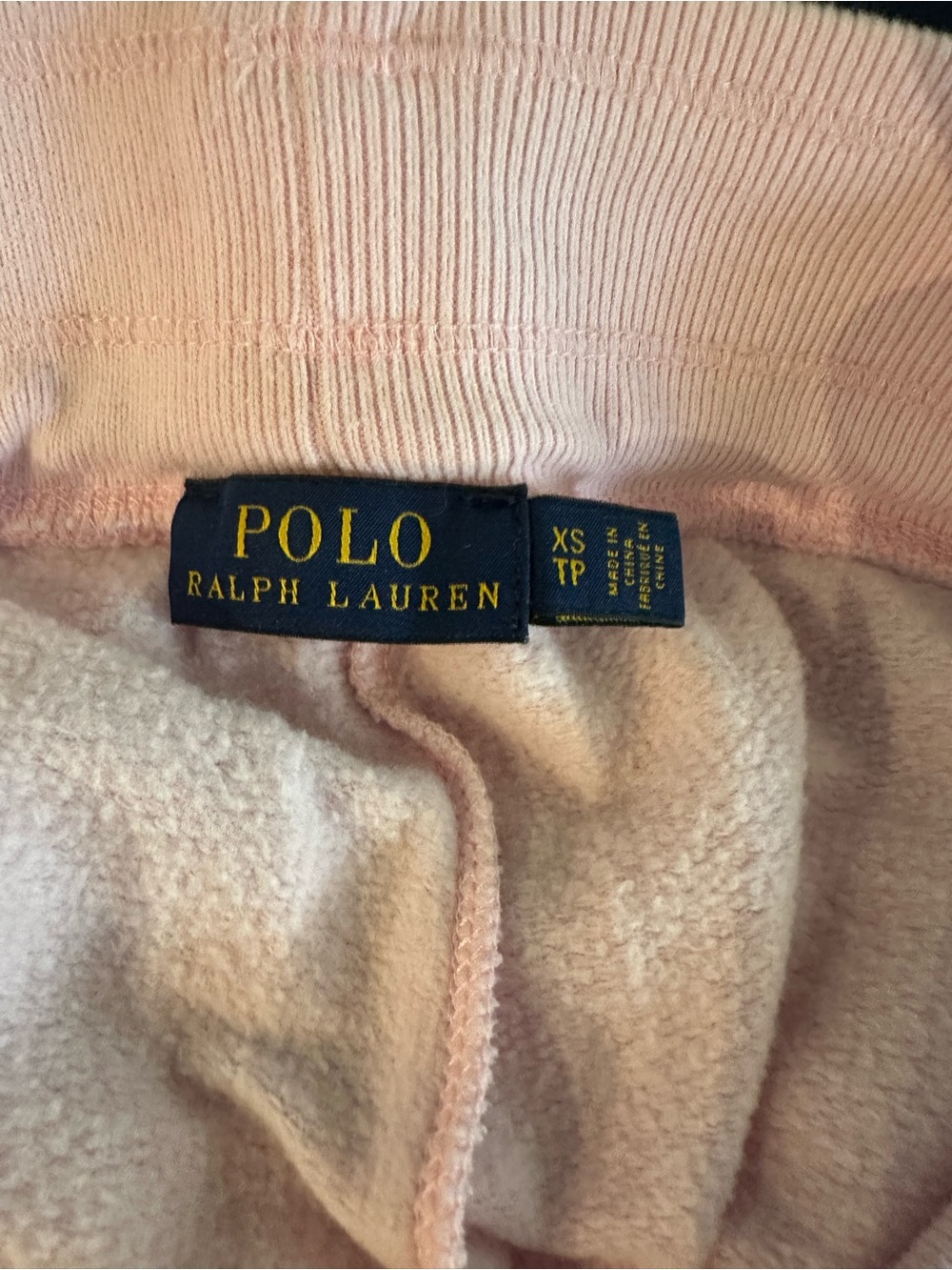 Ralph Lauren Light Pink Fleece Jogger Sweatpants - Picture 6 of 10